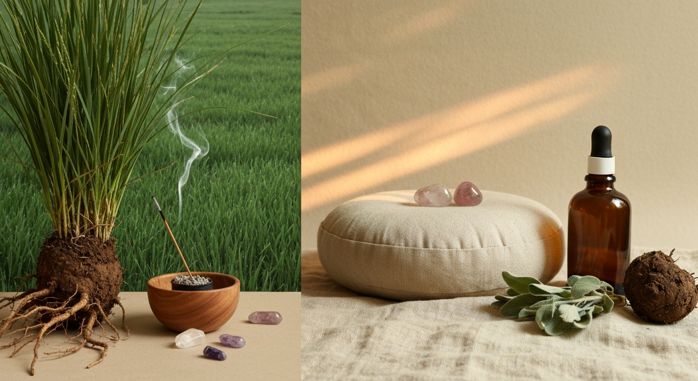 Vetiver Oil in Calming Aromatherapy Blends: An Ingredient Deep Dive